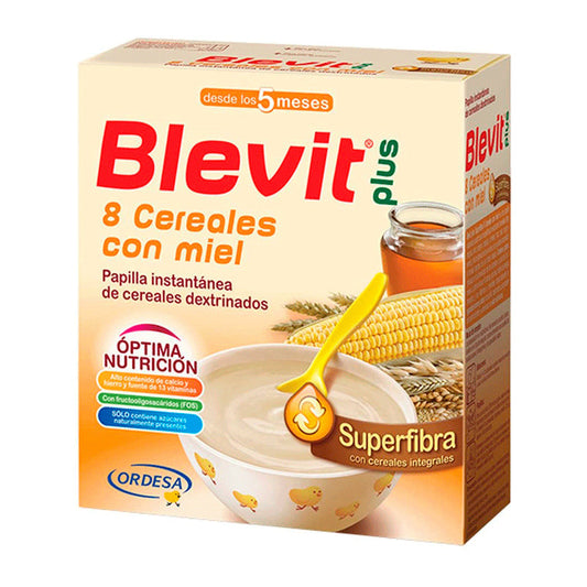 Blevit Plus Gama Superfibra 8 Cereales Miel, 600 gr