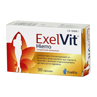Exelvit Hierro 30 cápsulas