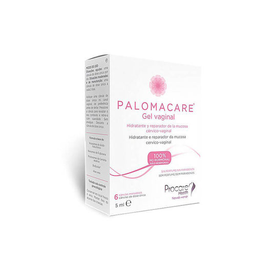 Palomacare Gel Vaginal 6 Cánulas Monodosis 5 ml