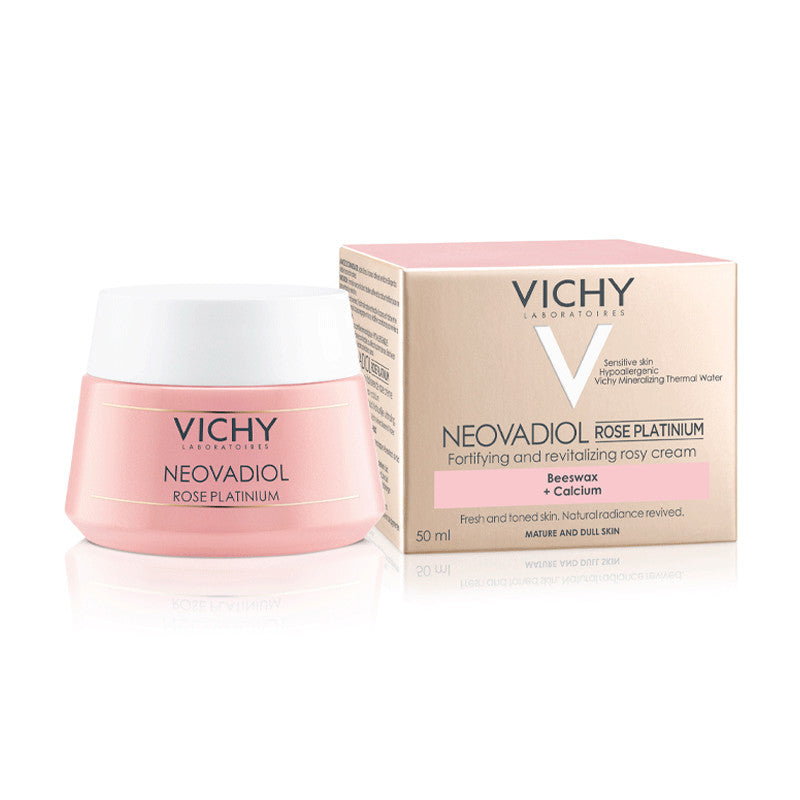 Vichy Neovadiol Rose Platinium Crema de Día Pieles Sensibles, 50 ml