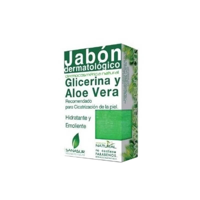 Sanasur Jabón Glicerina y Aloe Vera 100 gr