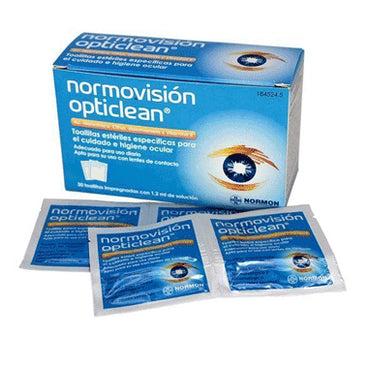 NORMOVISION Opticlean 30 toallitas