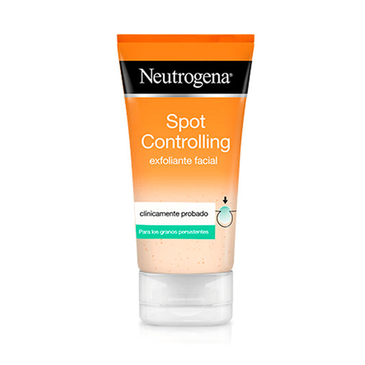 Neutrogena, Spot Controlling Gel Exfoliante Facial, Granos Persistentes, 150 ml