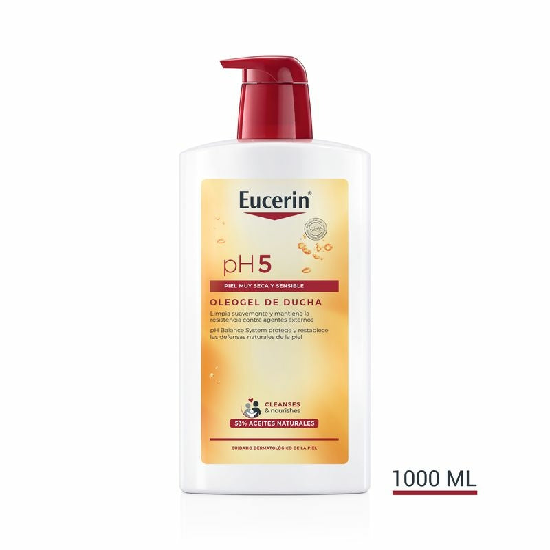 Eucerin Oleogel Ducha Ph5, 1000 ml