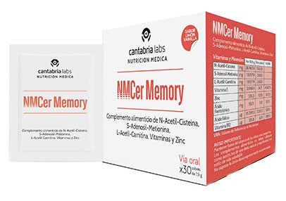 Nmcer Memory Complemento Alimenticio 30 sobres