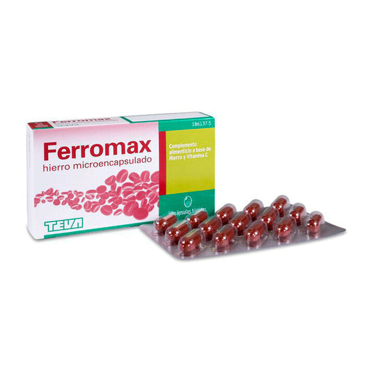 Teva Ferromax Hierro Microencápsulado 30 cápsulas