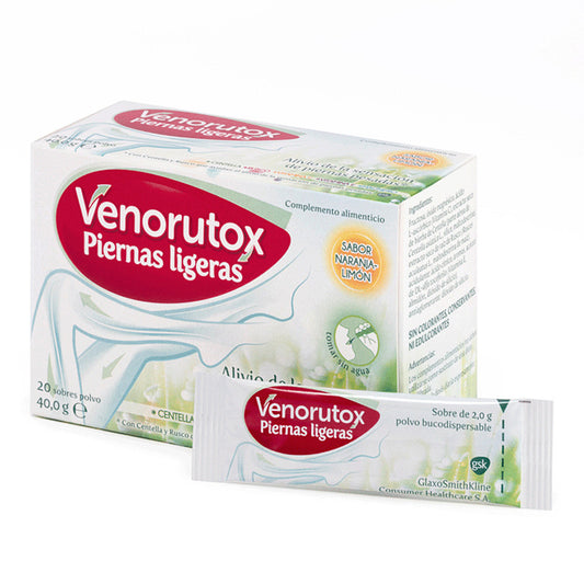 Venorutox Piernas Ligeras 20 sobres Naranja-Limón