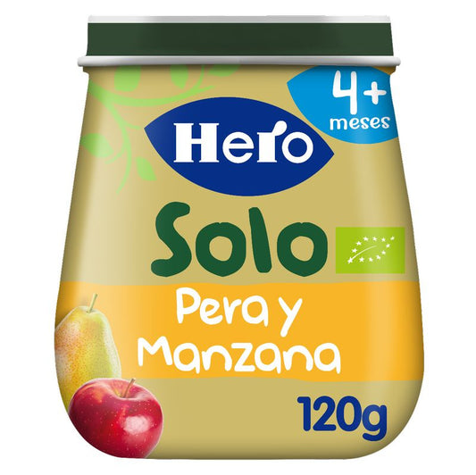 Hero Baby Tarrito Eco Hero Solo Pera Y Manzana 120G