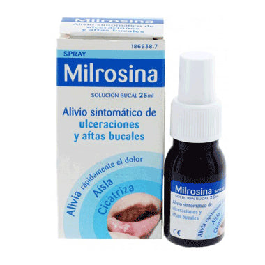 Milrosina Spray Solucion Bucal 25 ml