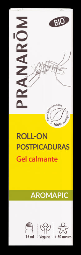 Pranarom Aromapic Roll-On Gel Calmante Postpicaduras BIO, 15 ml