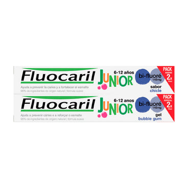 Fluocaril Junior Gel Bubble 2X75 ml