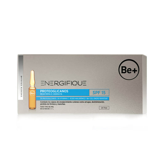 Be+ Energifique Ampollas Proteoglicanos SPF 15 Reafirma E Hidrata 30 unidades x 2 ml