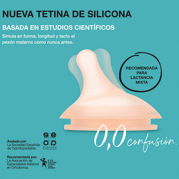 Suavinex Biberón Anticólico Tetina M Silicona, 270 ml