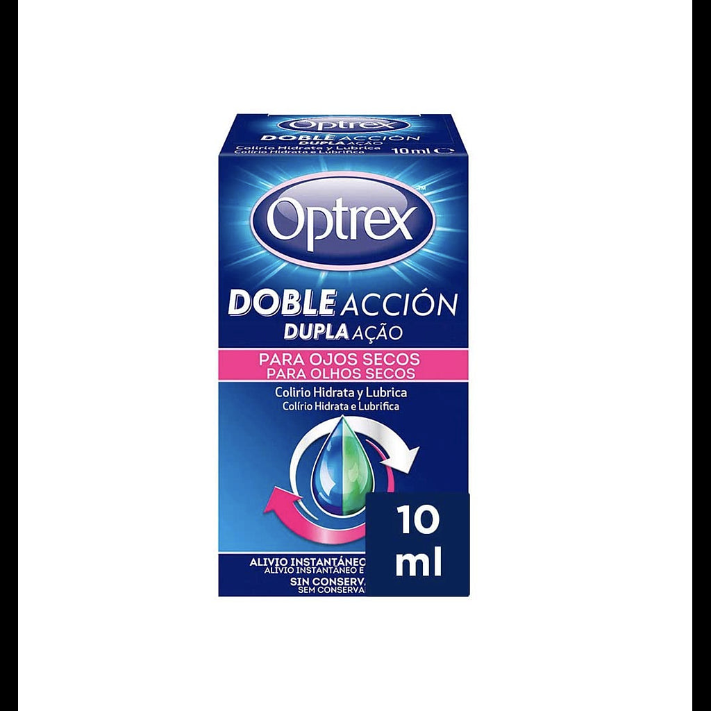 Optrex Colirio Multidosis Doble Acción Para Ojos Secos 10 ml
