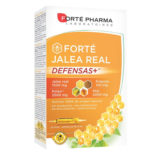 Forte Pharma Forté Jalea Real Defensas+, 20 ampollas