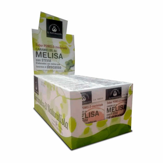 El Naturalista Caramelos Melisa/Stevia, 20 Cajas