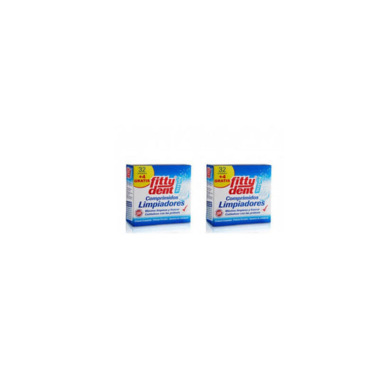 Fittydent Duplo comprimidos Limpiadores 2 x 36 comprimidos