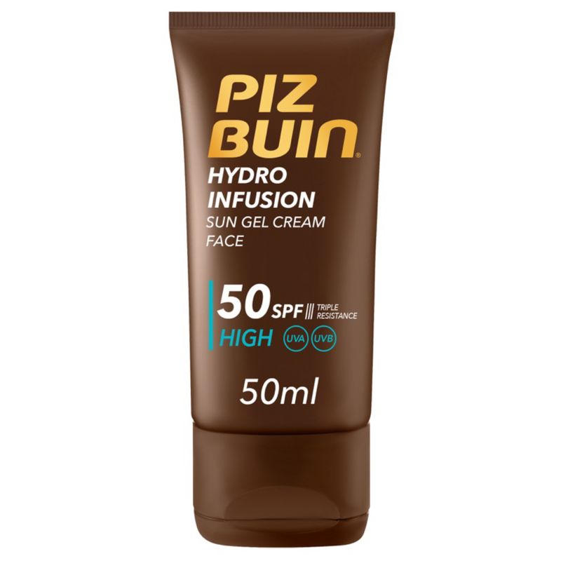 PIZ BUIN Hydro Infusion SPF50 Gel Solar Facial, 50 ml