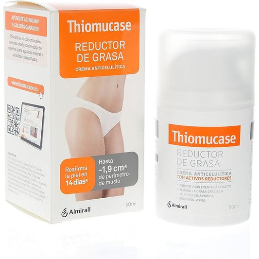 Thiomucase Reductor de Grasa Crema Anticelulítica, 50 ml