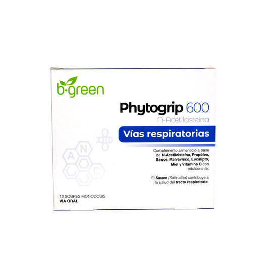 B-Green Phytogrip 600 Vías Respiratorias 12 sobres