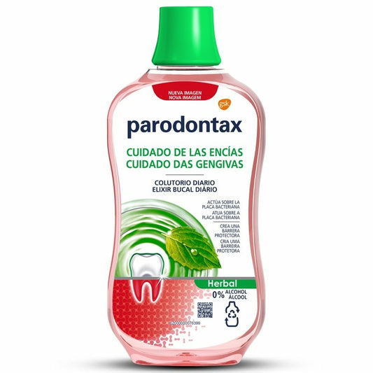 Parodontax Colutorio Diario Herbal para Cuidado de Encías, 500 ml