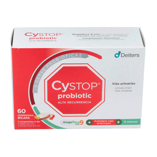 Cystop Probiotic Alta Recurrencia 60 comprimidos