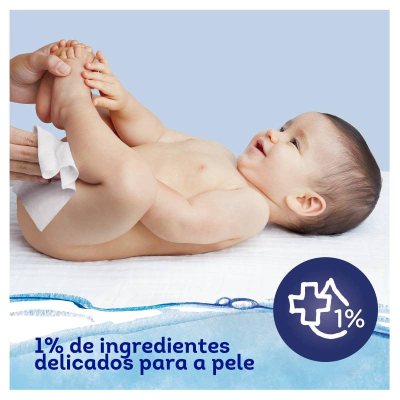 Dodot Aqua Pure Toallitas Para Bebé 3 Paquetes, 144 Toallitas
