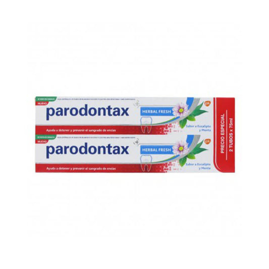 Parodontax Herbal Fresh Pasta de Dientes Cuidado de Encías, 2x75 ml