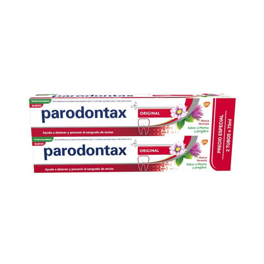 Parodontax Pasta de Dientes Herbal Original para Cuidado de Encías, 2x75 ml