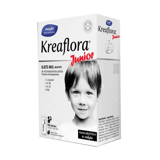 Máyla Pharma Kreaflora Junior Sabor Fresa 10 Sticks