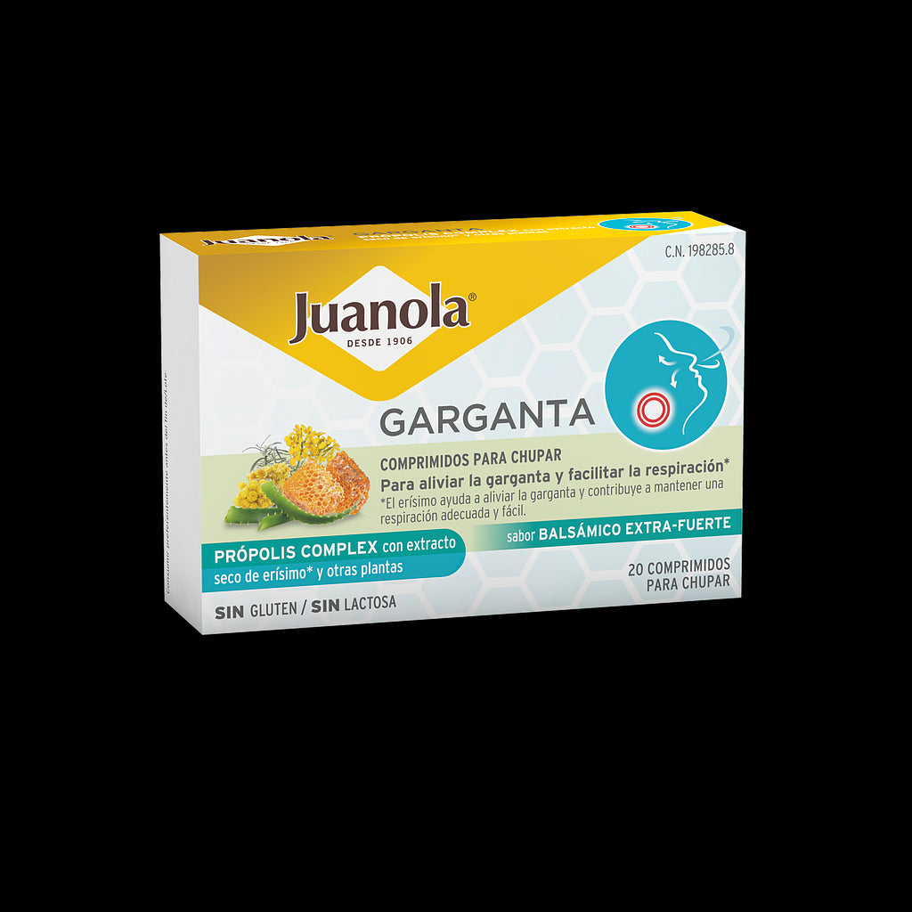 Juanola Garganta Própolis Complex, 20 comprimidos para chupar