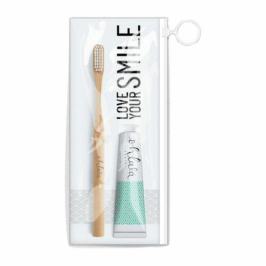 Ohlalá Mini Travel Set Mint Ohlala Fresh Mint 15ml + Mini Bamboo Toothbrush