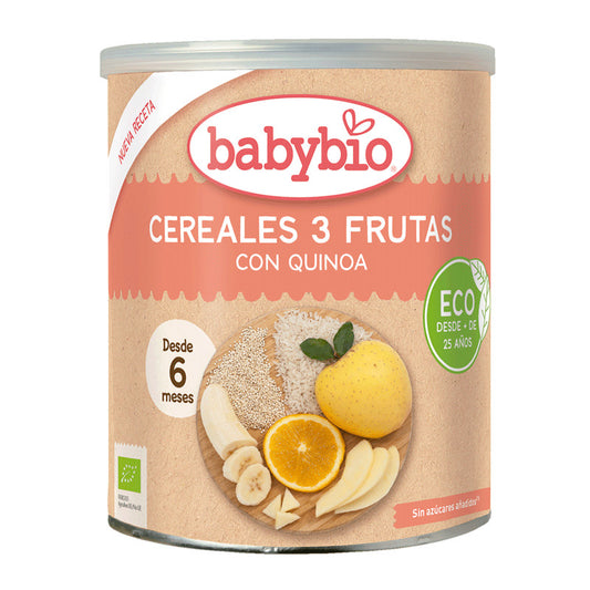 Babybio Cereales 3 Fruta & Quinoa - 220 gr