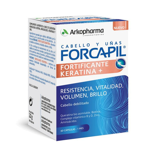 Forcapil Fortificante con Keratina 60 Cápsulas Arkopharma