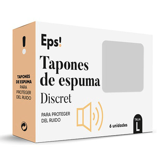 Eps! Tapón Espuma Discret 6 unidades