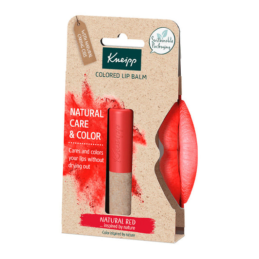 Kneipp Colored Lip Care Natural Red, 3,5g