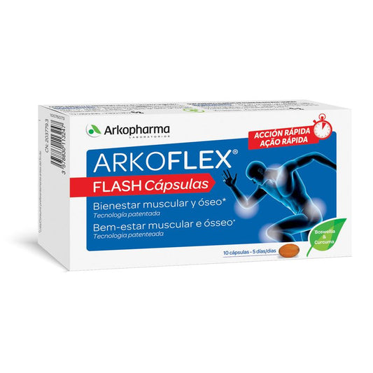Arkoflex Flash 10 Cápsulas Arkopharma