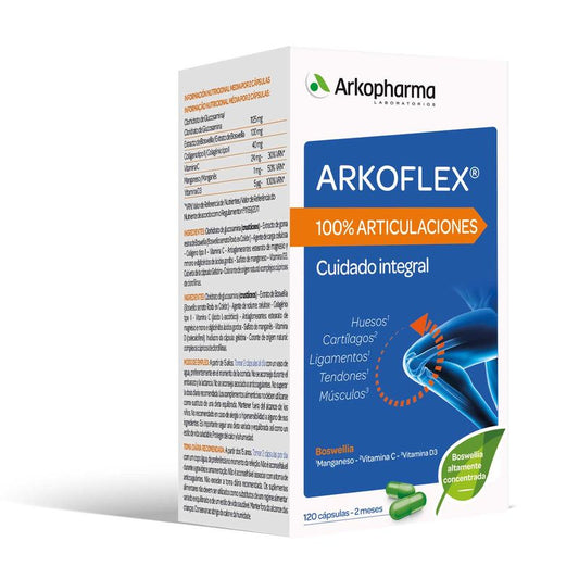 Arkoflex 100% Articulaciones Con Boswelia 120 Cápsulas Arkopharma
