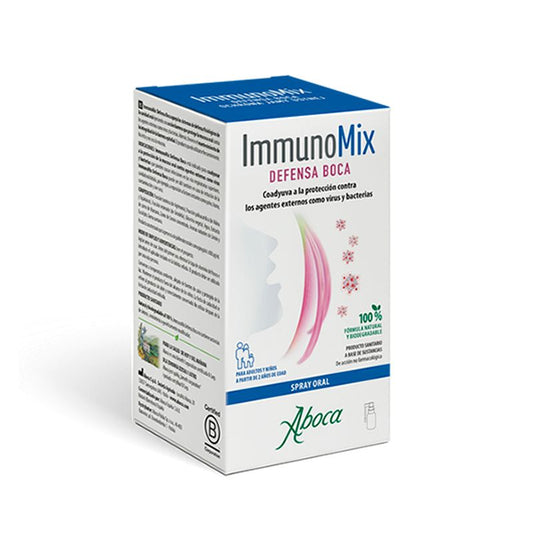 Aboca Immunomix Defensa Boca Prevener Infecciones A Las Vías Respiratorias Y Defensa Oral, Origen Natural, 30 ml