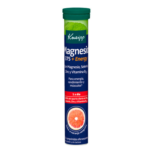 Kneipp Magnesium 375 + Energy, 15 comprimidos