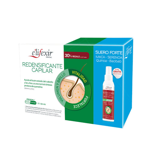 Elifexir Esenciall Pack Redensificante 60 Caps + Loción 35 ml