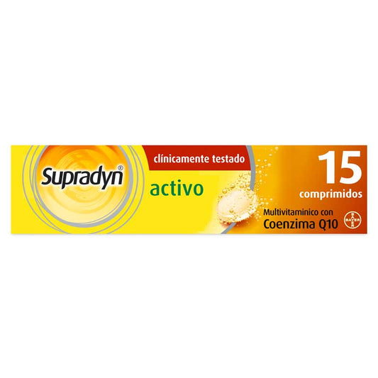 Supradyn Activo 15 comprimidos Efervescentes