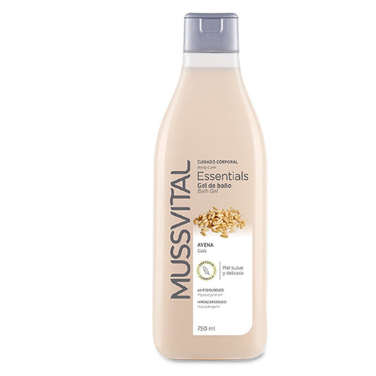 Mussvital Essentials Gel de Baño con Extracto de Avena 750 ml