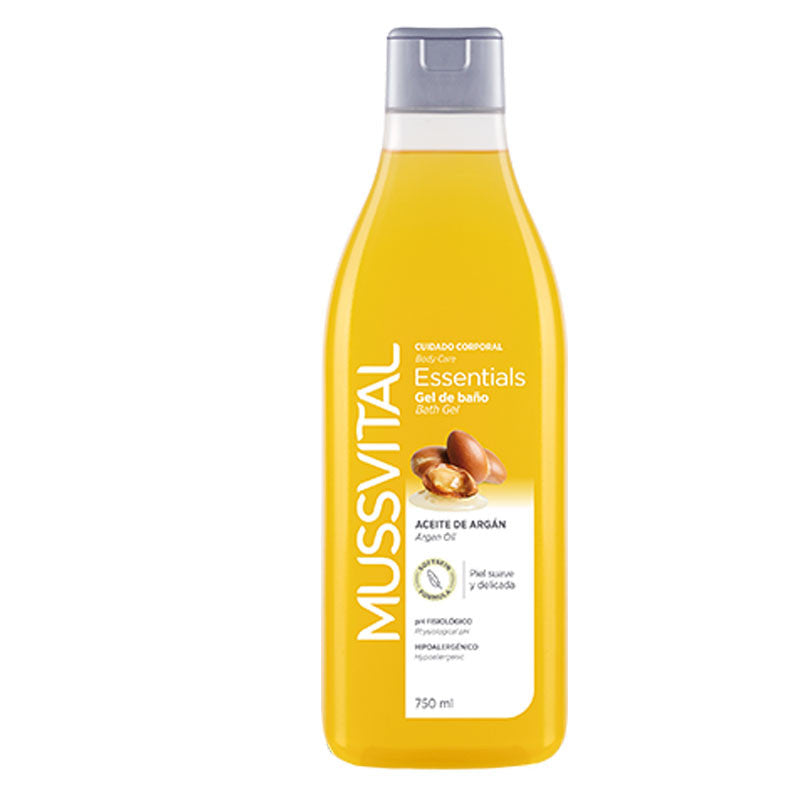 Mussvital Essentials Gel de Baño con Aceite de Argan 750 ml