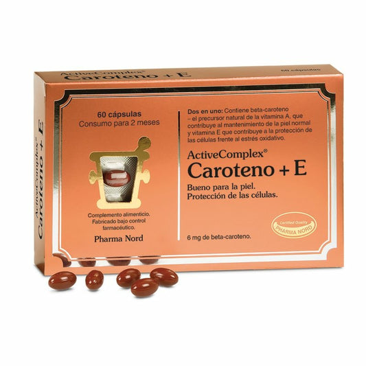 Activecomplex Caroteno + Vitamina E 60 cápsulas