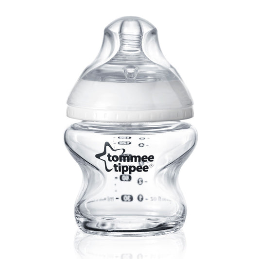 Tommee Tippee Biberón Closer To Nature Cristal Transparente, 150 ml