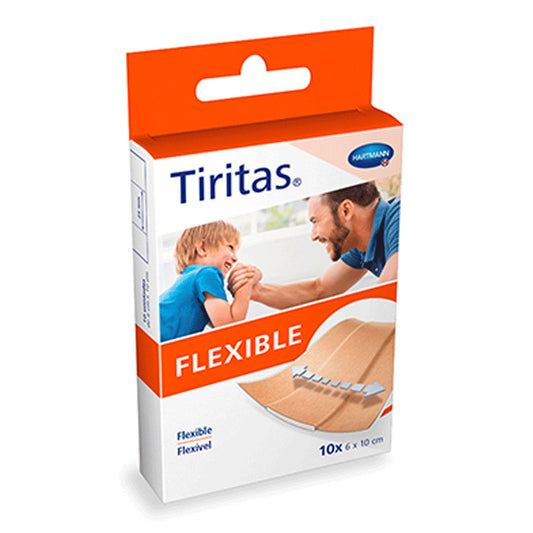 Tiritas Flexible 6X10 cm 10 unidades