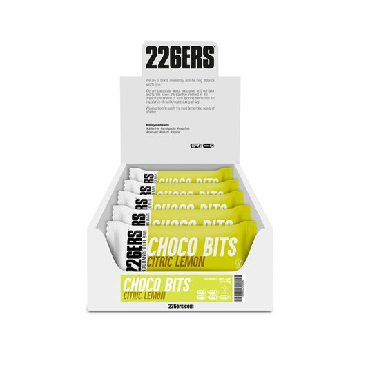 226Ers Endurance Fuel Bar Choco Bits Barrita Energética Limón, 24x60 gr