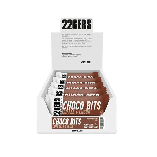 226Ers Endurance Fuel Bar Choco Bits Barrita Energética Café Y Cacao, 24x60 gr