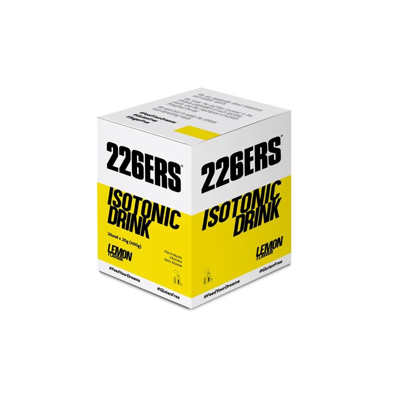 226Ers Isotonic Drink – Monodosis Bebida Isotónica Limón, 20x20 gr